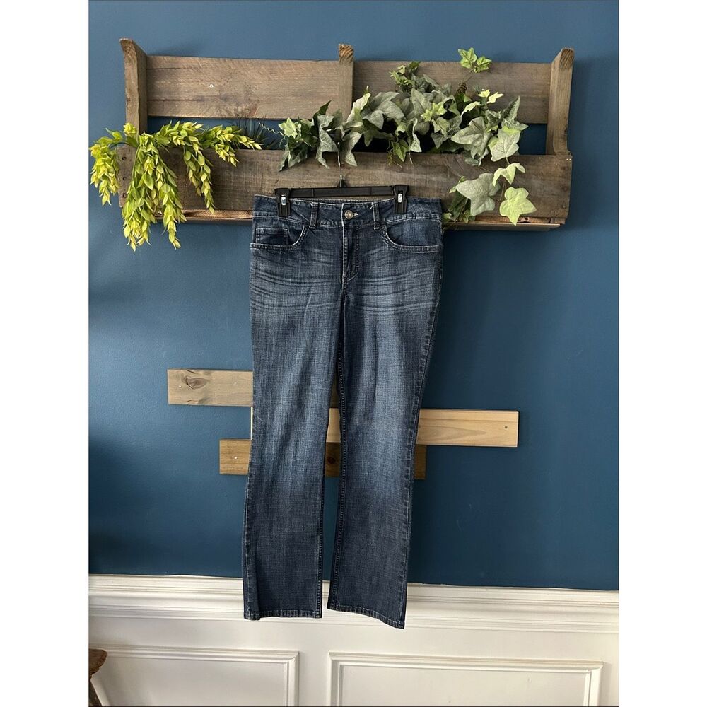 Riders by Lee Dark Wash Midrise Straight Jeans 10P. EUC